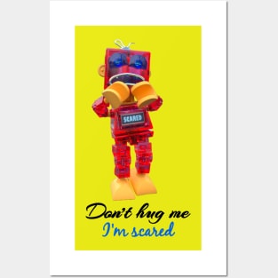 don't hug me I'm scared Posters and Art